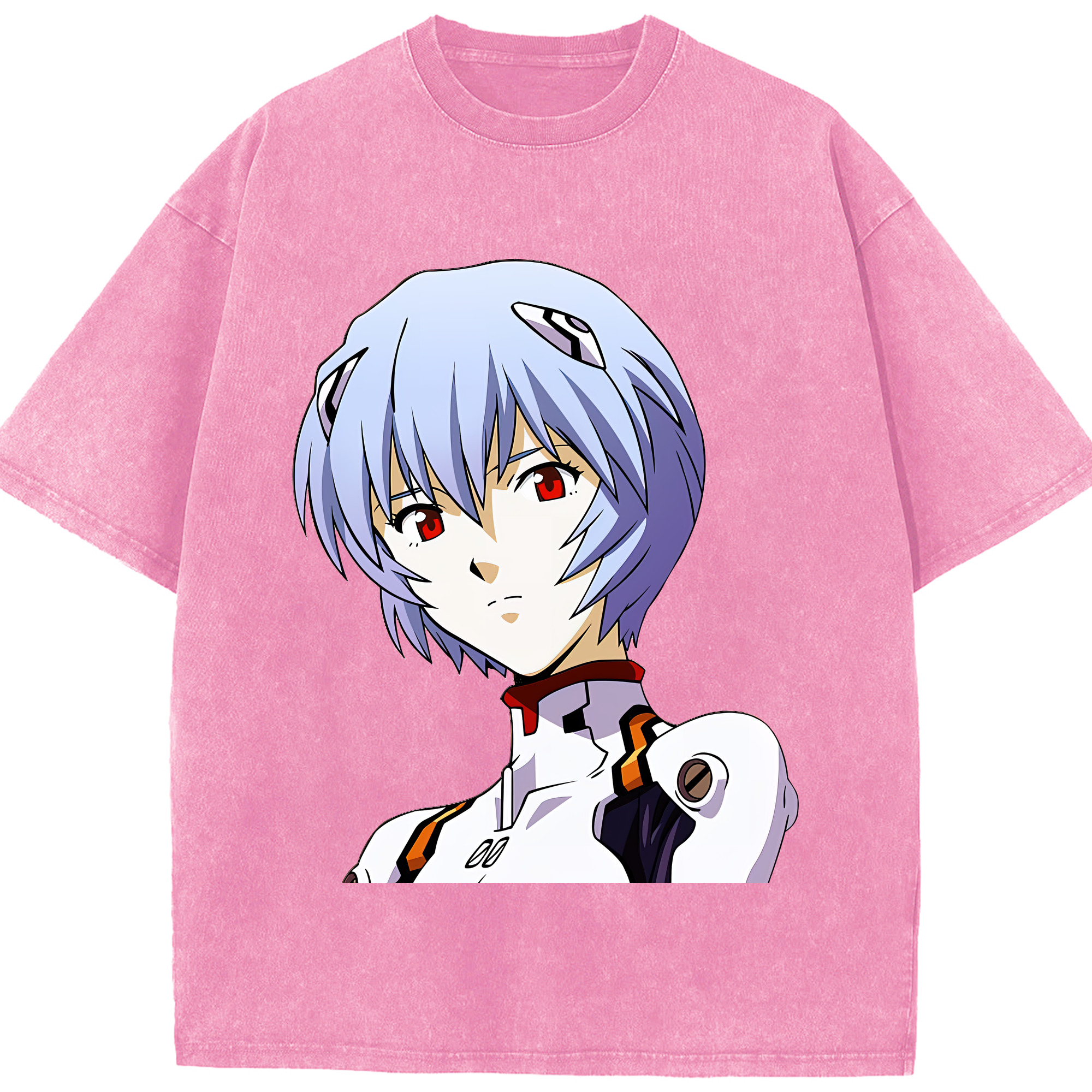 （画像用） EVA 新世紀エヴァンゲリオン 綿100% ヴィンテージ風 半袖Tシャツ（フロントプリント）